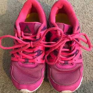 Pink Reebok Play Sneakers